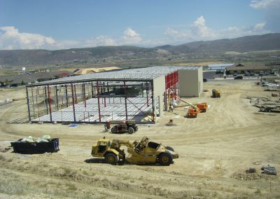 Concrete Crew Building Cummins Dealership at Next Construction